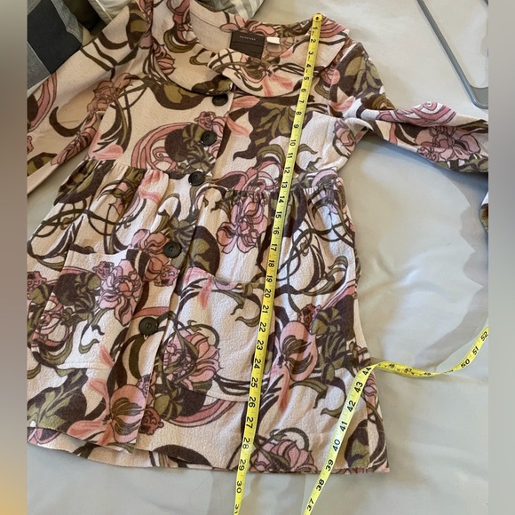 EUC Anthropologie Guinevere Merino Wool Long Sleeve Peplum Cardigan, Size M - Picture 8 of 9